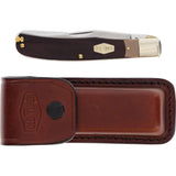 Schrade Old Timer Buzz Saw Trapper Knife - Dual Blade Design With Dedicated Saw Blade For Quick Outdoor Cuts by Schrade