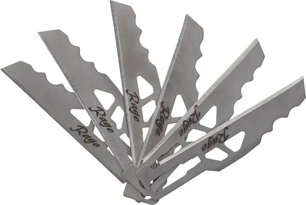 Schrade Enrage 6 Utility Blades 2.1 Inch Replacement Six Pack For Enrage 6 Knife Durable DIY Outdoor Use by Schrade