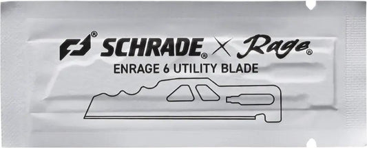 Schrade Enrage 6 Utility Blades 2.1 Inch Replacement Six Pack For Enrage 6 Knife Durable DIY Outdoor Use by Schrade