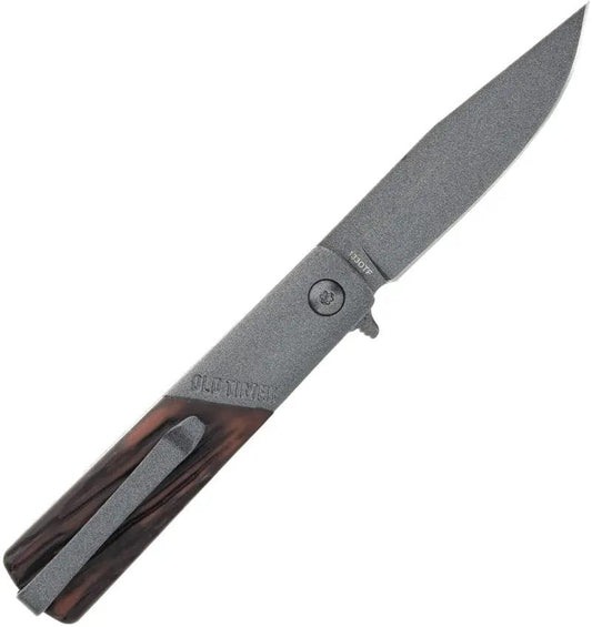 Schrade Frontier Barlow Linerlock Assisted Opening Knife - Compact EDC For Outdoor Enthusiasts And Daily Tasks by Schrade