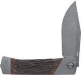 Schrade Frontier Linerlock Folding Knife - Everyday Carry Ready for Outdoors with 3.5 Inch Gray Coated Blade by Schrade