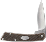 Schrade Slim Linerlock Drop Point Knife - 2.5 Inch Mirror Finish Blade For Everyday Carry by Schrade