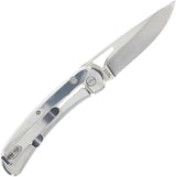 Schrade 3UH Framelock Folding Knife - 2.5 Inch Mirror Finish Drop Point Blade For Everyday Carry by Schrade