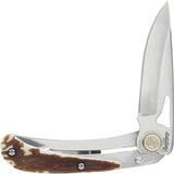 Schrade 3UH Framelock Folding Knife - 2.5 Inch Mirror Finish Drop Point Blade For Everyday Carry by Schrade