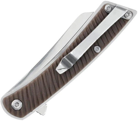 Schrade Slim Linerlock Cleaver EDC Knife - Compact Folding Utility With 2.5 Inch Cleaver Blade by Schrade