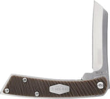 Schrade Slim Linerlock Cleaver EDC Knife - Compact Folding Utility With 2.5 Inch Cleaver Blade by Schrade