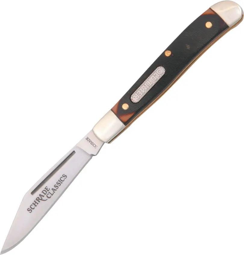 Schrade Old Timer Pal 12OT Compact Pocket Knife - Everyday Carry Ready For Light Outdoor Tasks by Schrade