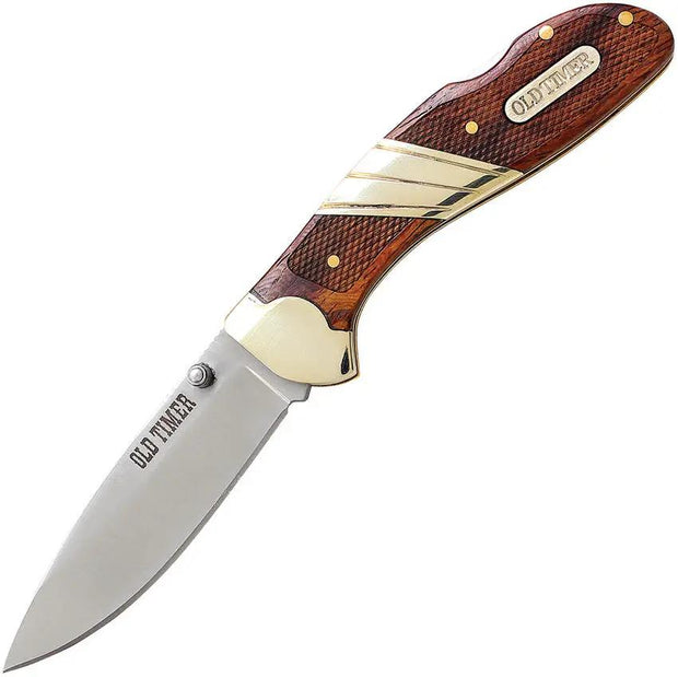 Schrade Old Timer 31OT Medium Lockback Knife - 2.75in Satin Blade for Everyday Carry by Schrade