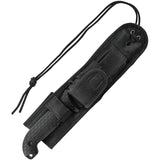 Schrade SCHF51 Frontier Rugged Survival Knife - Full Tang 1095 Steel Blade With Black TPE Handle by Schrade