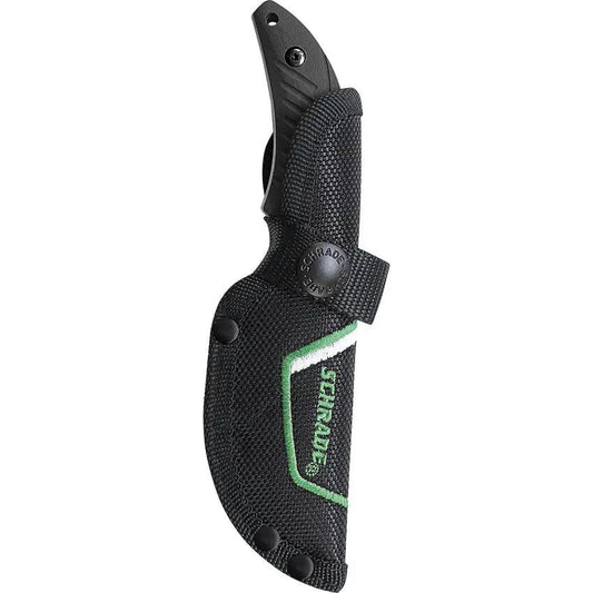 Schrade SCHF66CP Fixed Blade Knife - Compact 3-Inch Satin Blade, Full Tang For Outdoor Reliability by Schrade