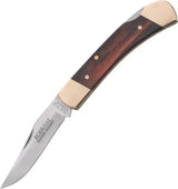 Schrade Uncle Henry Smoky LB5 Lockback Knife For Outdoorsmen - Stainless Clip Blade Wood Handles by Schrade
