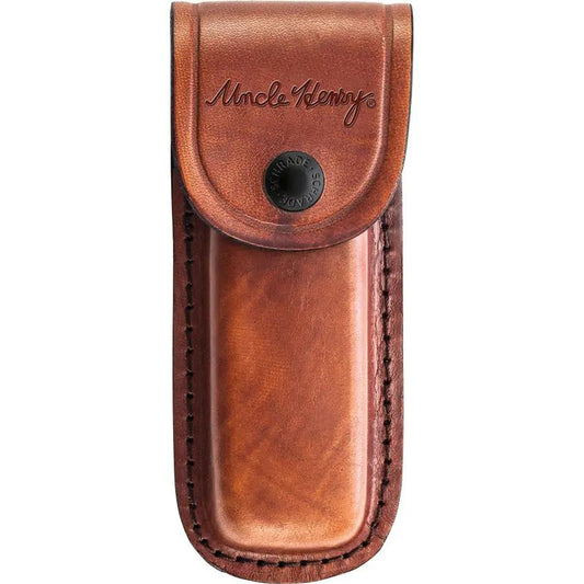 Schrade Uncle Henry Bear Paw LB7 Lockback Outdoor Knife 5 Inch Closed Blade - Wood Handles Brass Bolsters by Schrade