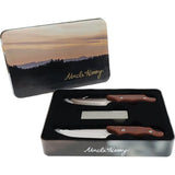 Schrade Uncle Henry Gift Set Guthook and Drop Point Blades - Premium Sharpening Stone for Outdoor Enthusiasts by Schrade