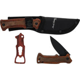 Schrade Uncle Henry Gift Set - Dual Knife Pack With Pakkawood Handles For Outdoor Enthusiasts by Schrade