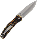 Schrade Uncle Henry UH Fixed Folder Combo Knife - Two Knife Outdoor Set With Satin Blade And Staglon Handle by Schrade
