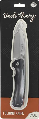 Schrade Uncle Henry Linerlock 1227077 Folding Knife - Compact 3 Inch Drop Point EDC Blade by Schrade