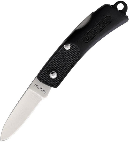 Schrade Imperial SP1 Pocket Knife Durable Stainless Blade With Lanyard Hole For EDC Enthusiasts by Schrade