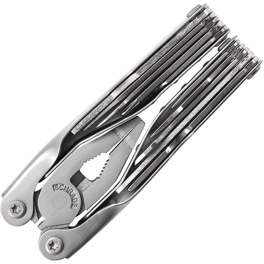 Schrade Tough Tool ST1NCP Pocket Multitool With Stainless Handles For Outdoors Enthusiasts DIYers And Pros by Schrade