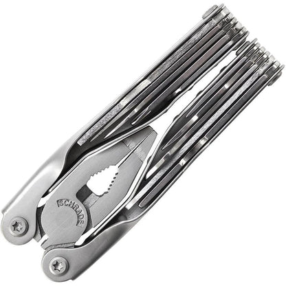 Schrade Tough Tool ST1NCP Pocket Multitool With Stainless Handles For Outdoors Enthusiasts DIYers And Pros by Schrade