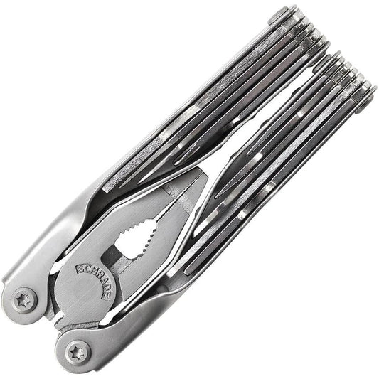 Schrade Tough Tool ST1NCP Pocket Multitool With Stainless Handles For Outdoors Enthusiasts DIYers And Pros by Schrade