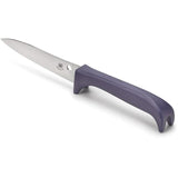 Spyderco Counter Puppy Purple Display Knife - Compact Everyday Carry With Upright Collector Stand by Spyderco