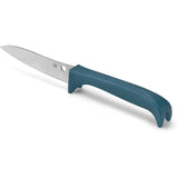 Spyderco Counter Critter Knife Blue Handle Upright Countertop Display For Collectors by Spyderco