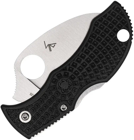 Spyderco Manbug Lockback Hawkbill Knife - Compact EDC With VG10 Serrated Blade And Lightweight FRN Handle by Spyderco