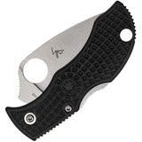 Spyderco Manbug Lockback Knife FRN Handle VG10 Blade EDC - Ultra Compact Everyday Carry by Spyderco