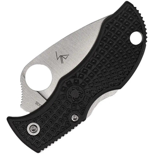 Spyderco Manbug Lockback Serrated EDC Knife VG10 Blade With FRN Handle For Everyday Carry by Spyderco