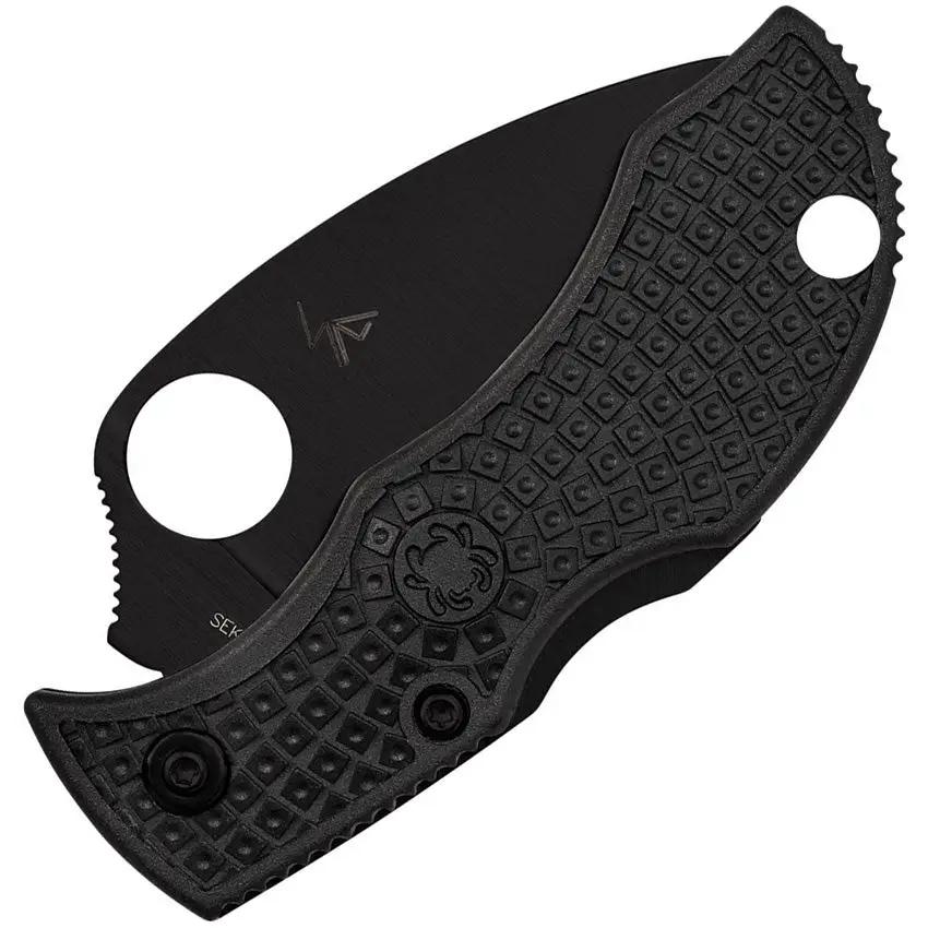 Spyderco Manbug Wharncliffe Lockback EDC Knife - Compact Everyday Carry With VG10 TiCN Blade by Spyderco