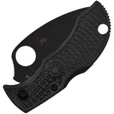 Spyderco Manbug Wharncliffe Lockback EDC Knife - Compact Everyday Carry With VG10 TiCN Blade by Spyderco