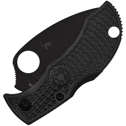 Spyderco Manbug Wharncliffe Lockback EDC Knife - Compact Everyday Carry With VG10 TiCN Blade by Spyderco