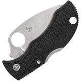 Spyderco Manbug Lockback - Compact EDC Knife With Serrated VG-10 Blade And FRN Handle by Spyderco