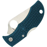 Spyderco Manbug Lockback Premium EDC Knife - 2 Inch K390 Blade And Blue FRN Handle by Spyderco