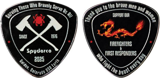 Spyderco Fire Dragon Coin 2025 COINFD2025 by Spyderco