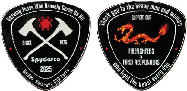 Spyderco Fire Dragon Coin 2025 COINFD2025 by Spyderco