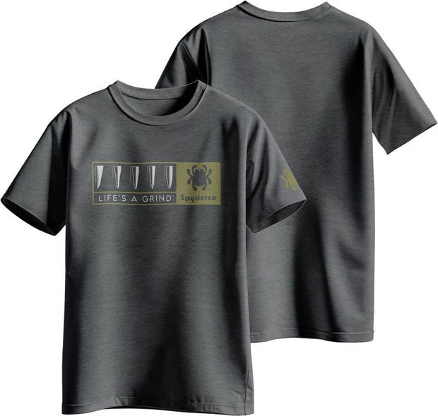 Spyderco T-Shirt Life's a Grind Heather TS05HGY_XL by Spyderco
