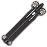 Spyderco BaliYo Black Pen Knife YCN100 - Butterfly Style Pen For Tricks And Writing by Spyderco