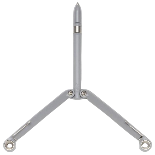 Spyderco BaliYo Gray Ink Pen Fidget Tool for EDC Enthusiasts with Blue Ink Spin Flips by Spyderco