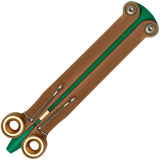 Spyderco BaliYo YUS113 Tactical Pen - Fisher Space Pen Refill Easy Access Pocket Clip Green Brown Finish by Spyderco