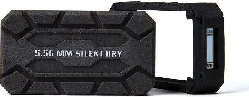 Pioneer Silent Dry Dehumidifier Black - Renewable Nano Porous Silicon Material For 20L Rifle Case by Silent Dry
