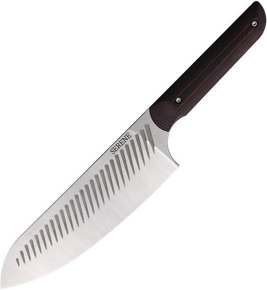 Serene Kitchen Co. Chef's Knife Magna Cut Blk/Red SER001 RED AND BLACK by Serene Kitchen Co.