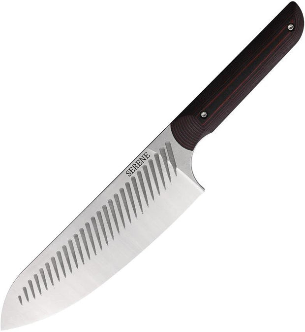 Serene Kitchen Co. Chef's Knife Magna Cut Blk/Red SER001 RED AND BLACK by Serene Kitchen Co.