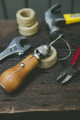 Speedy Stitcher Sewing Awl SEW120 - Heavy Duty Sewing Kit With 2 Needles And Waxed Thread by Speedy Stitcher