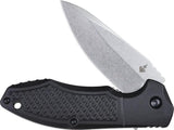 DOTS Gear Lojo Linerlock Knife - 8Cr14MoV Stainless Drop Point Blade With Black FRN Handle And Pocket Clip by DOTS Gear