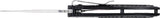 DOTS Gear Lojo Linerlock Knife - 8Cr14MoV Stainless Drop Point Blade With Black FRN Handle And Pocket Clip by DOTS Gear