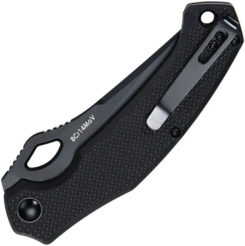 DOTS Gear Chameleo Linerlock - Black PVD Blade and FRN Handle, 4.5 Inch Closed EDC Knife by DOTS Gear