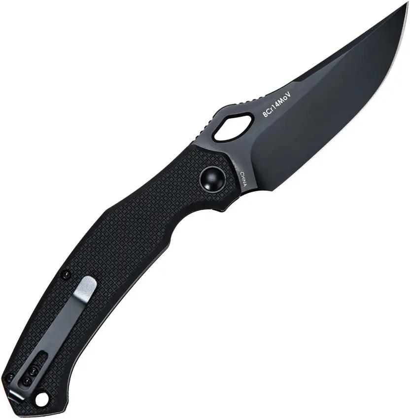 DOTS Gear Chameleo Linerlock - Black PVD Blade and FRN Handle, 4.5 Inch Closed EDC Knife by DOTS Gear