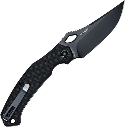 DOTS Gear Chameleo Linerlock - Black PVD Blade and FRN Handle, 4.5 Inch Closed EDC Knife by DOTS Gear