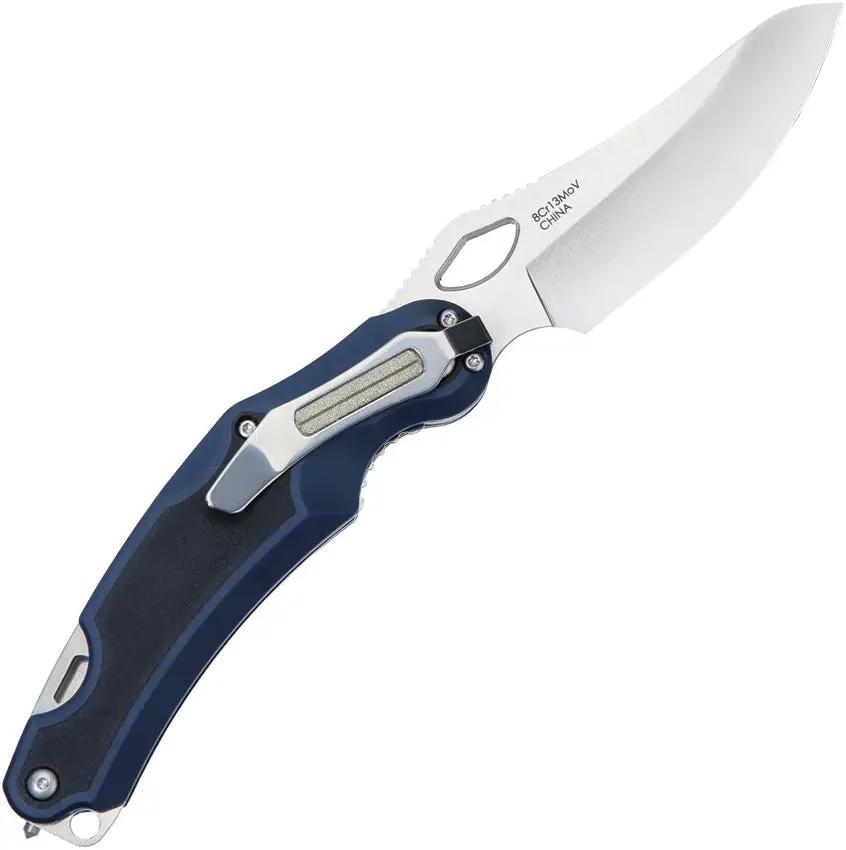 DOTS Gear Toolman Linerlock - Satin 8Cr14MoV Blade With Glass Breaker And Pry Bar by DOTS Gear